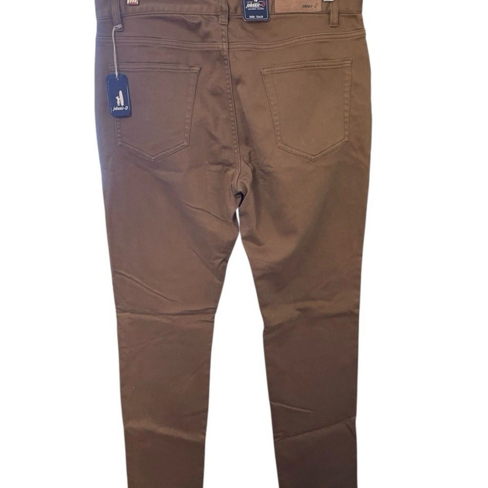 Johnnie-O Terry Khaki Brown Chino 5 Pocket Pants Men’s Size 32 32x34 NWT $178
